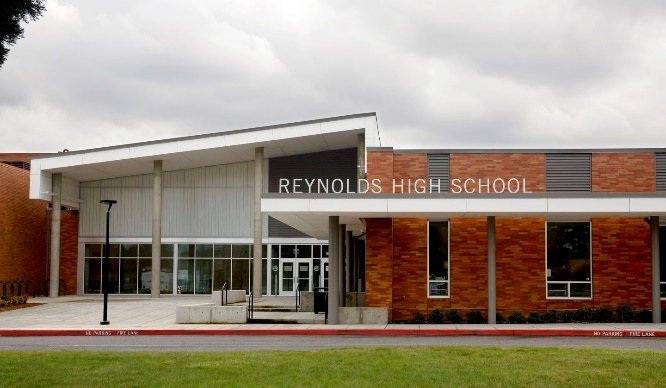 Reynolds High School entrance